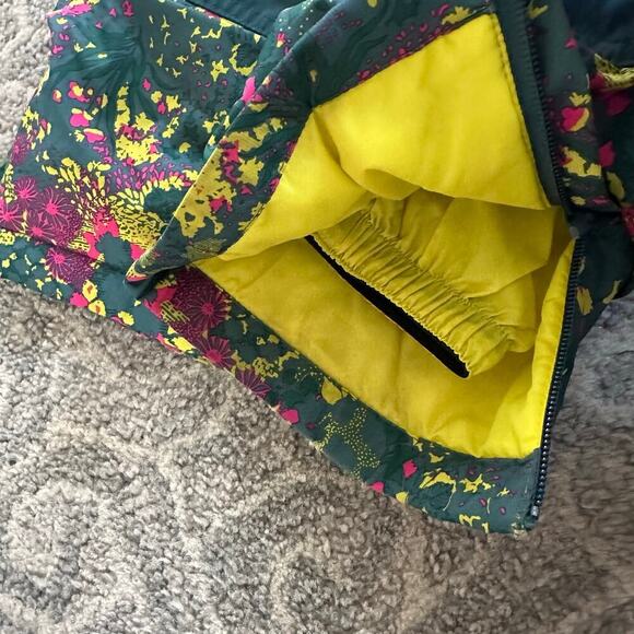 LL Bean Coldbuster Snowsuit Blue Yellow Pink Toddler 12-18 Mo Adjustable Stitch - Picture 5 of 9